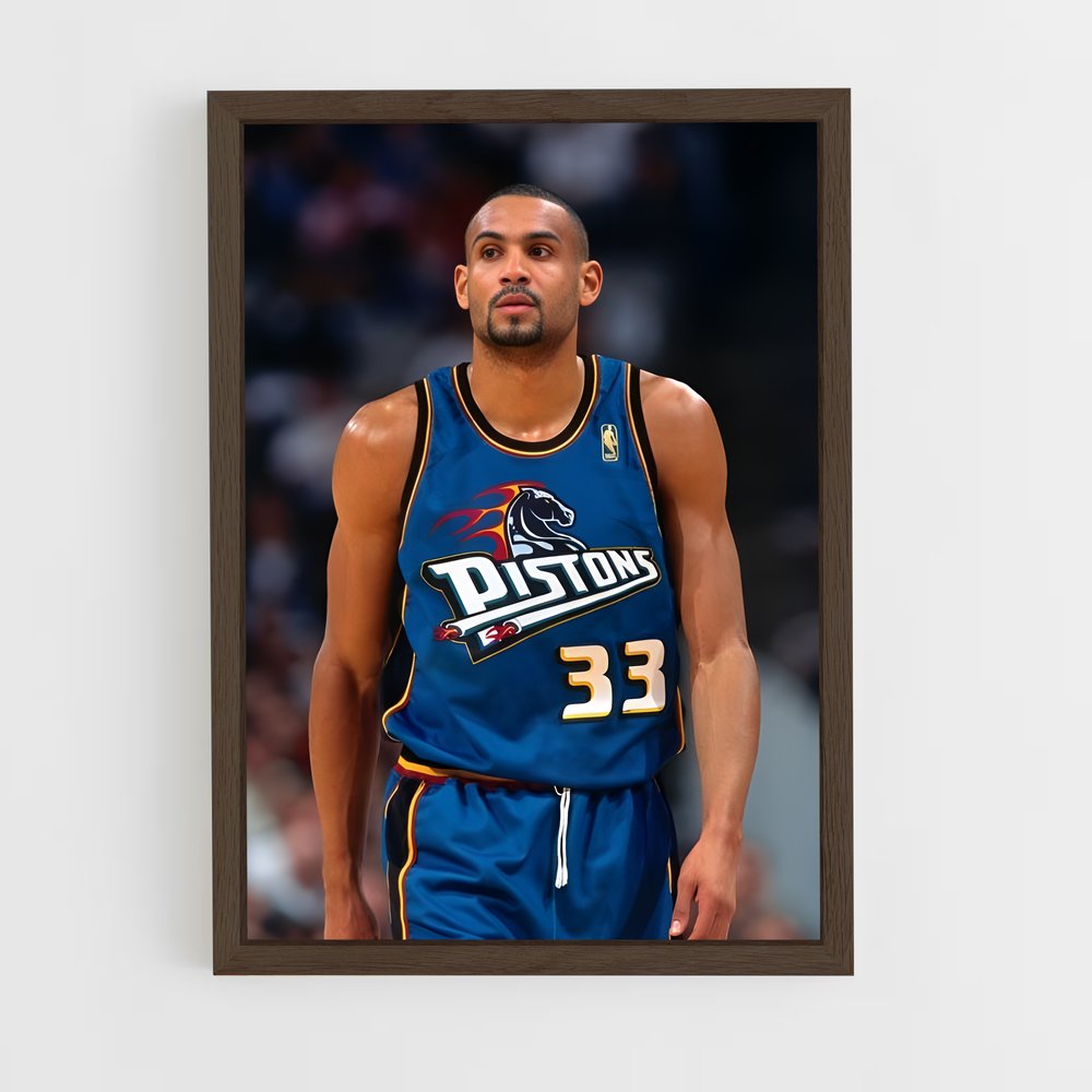 Poster Grant Hill – affiche Basketball (vue 5)